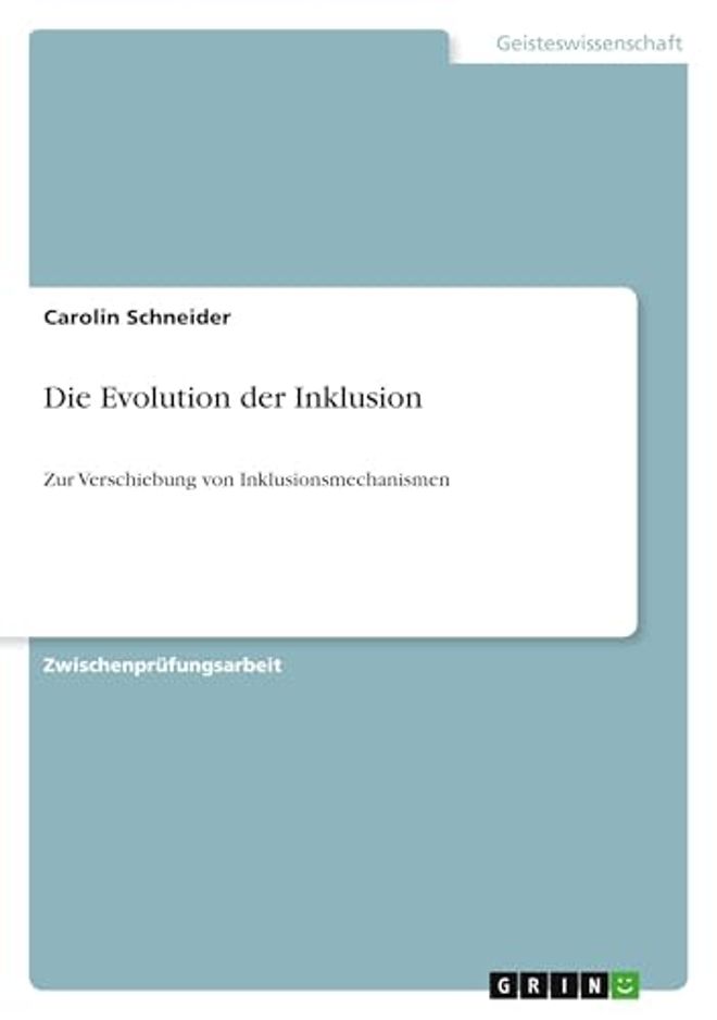 Evolution der Inklusion